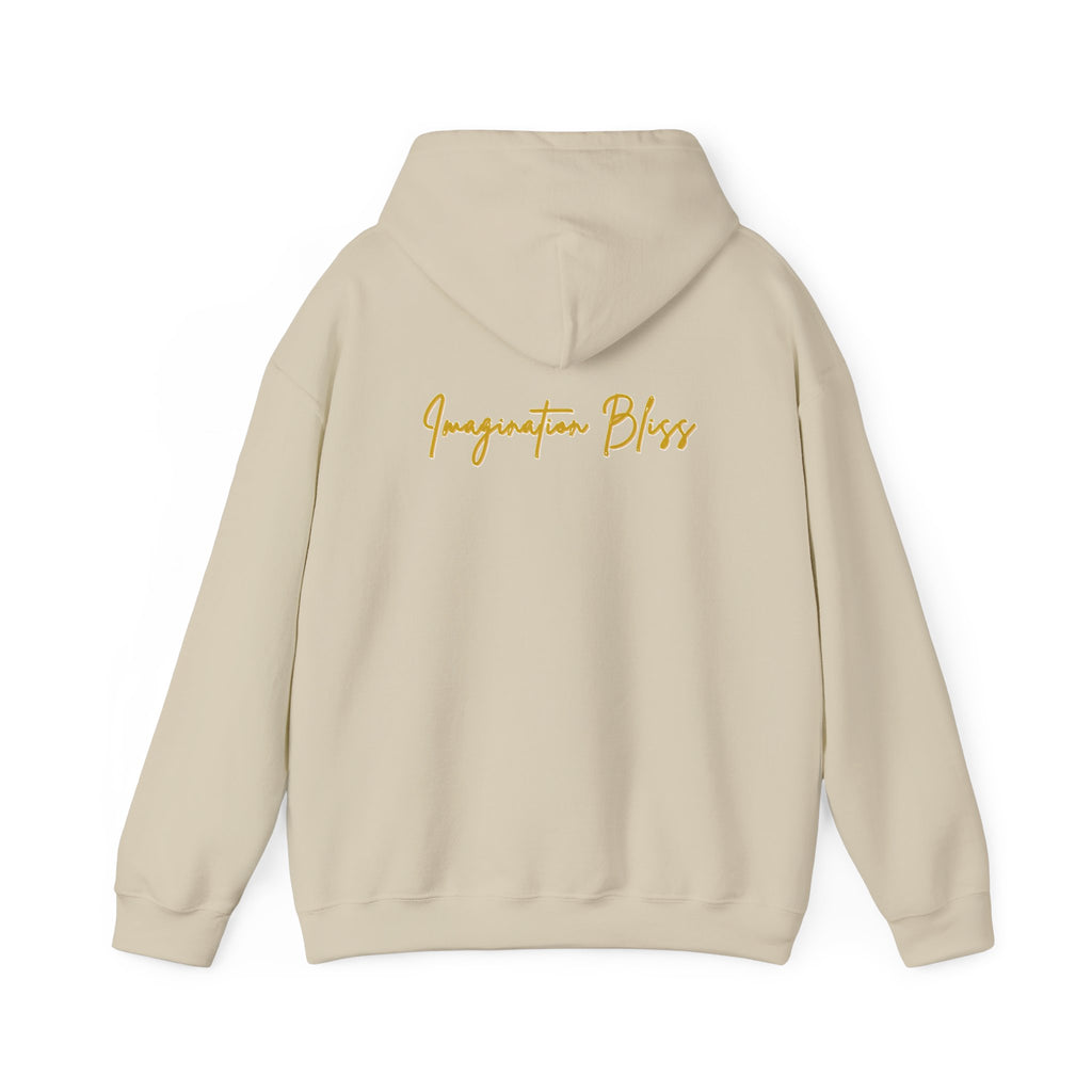 IMB Unisex Hoodie — Artistic Yellow Sun Graphic Pullover
