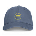 Washed Coastal Cap — Yellow Minimal Lifeguard Seal Dad Hat