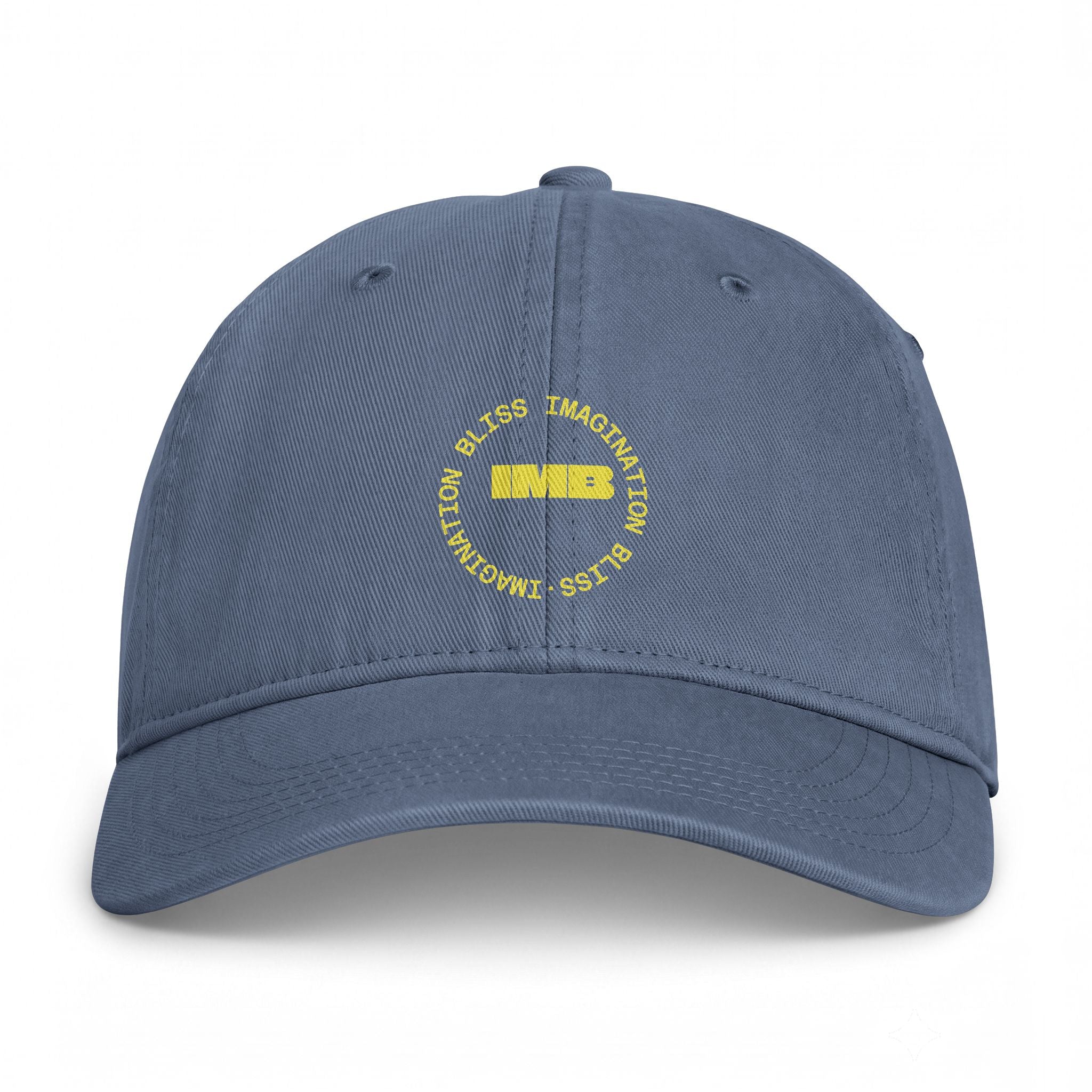 Washed Coastal Cap — Yellow Minimal Lifeguard Seal Dad Hat