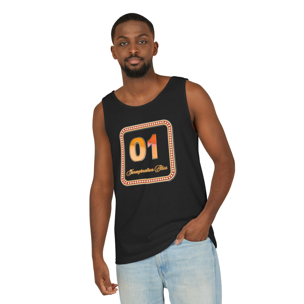 IMB Unisex Tank Top — Retro Number Graphic