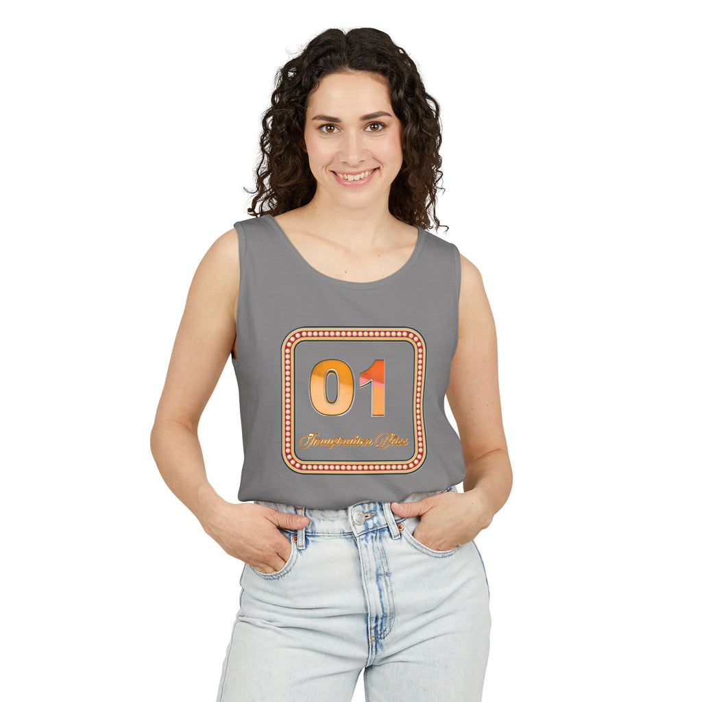 IMB Unisex Tank Top — Retro Number Graphic
