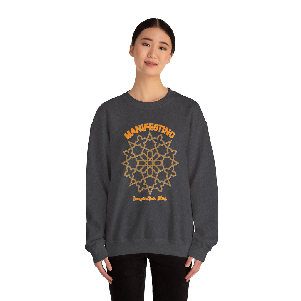 IMB Unisex Crewneck Sweatshirt — Inspirational Vibes Mandala