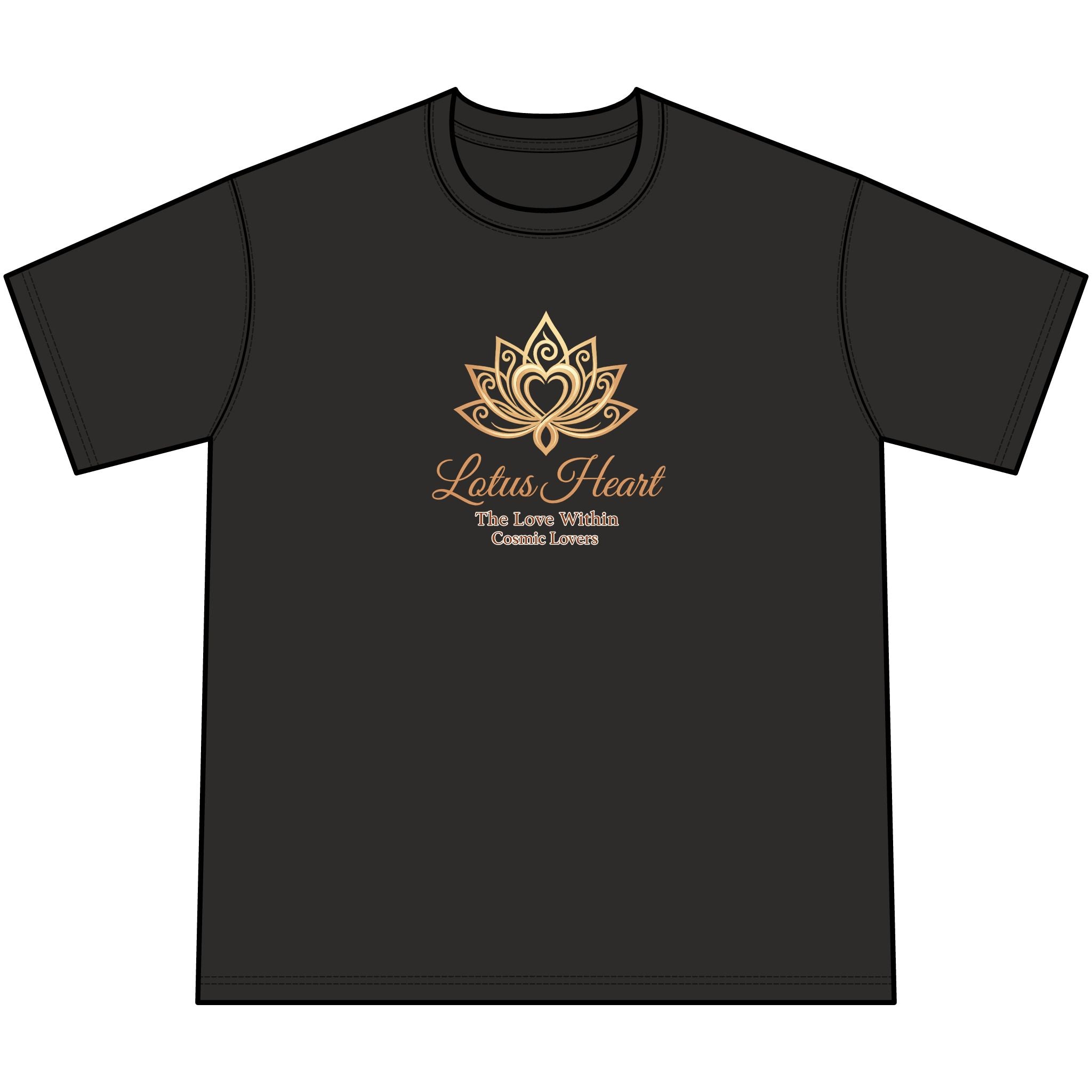 Lotus Heart Mineral-Washed T-Shirt — Yoga, Meditation & Wellness Tee