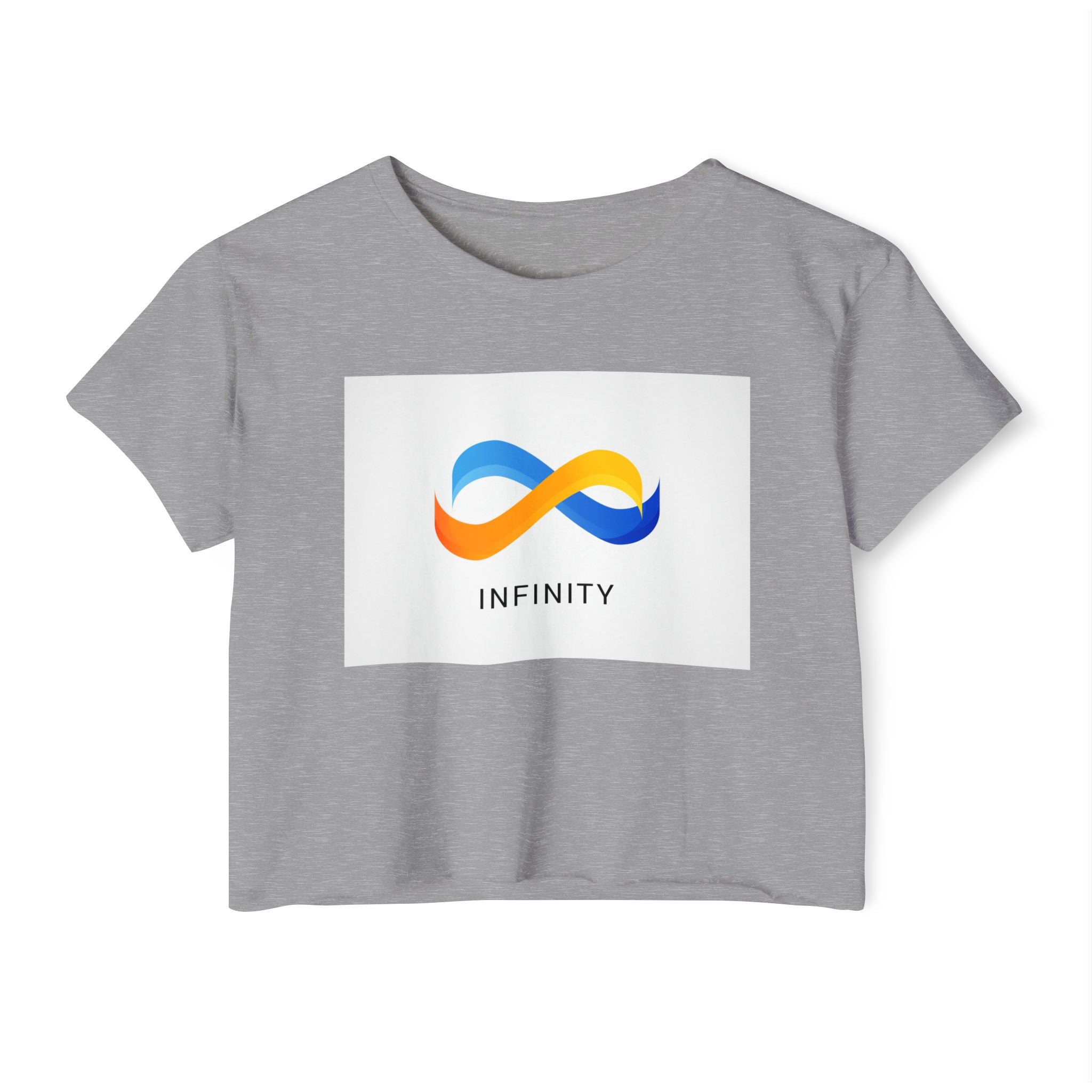 Infinity Symbol Crop Top — Women's Festival Graphic Tee