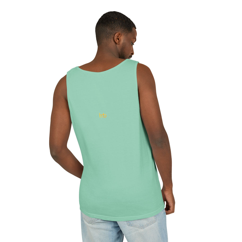 IMB Unisex Decorative Badge Tank Top — 'Imagination Bliss' Graphic