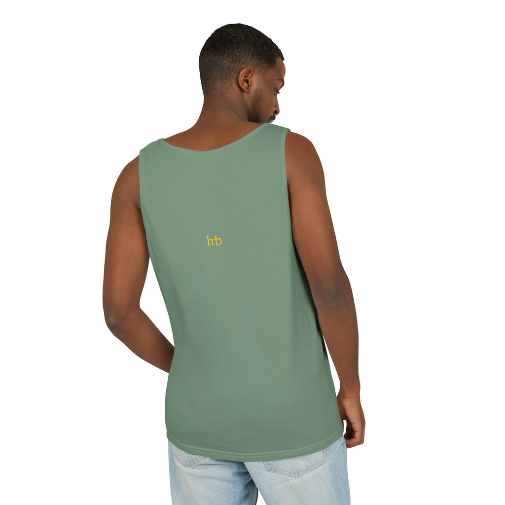 IMB Unisex Decorative Badge Tank Top — 'Imagination Bliss' Graphic