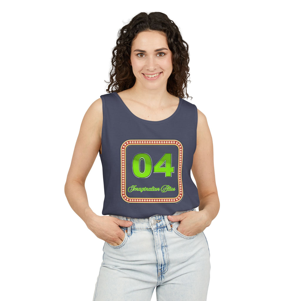 IMB Unisex Tank Top — Retro Number Graphic Tank