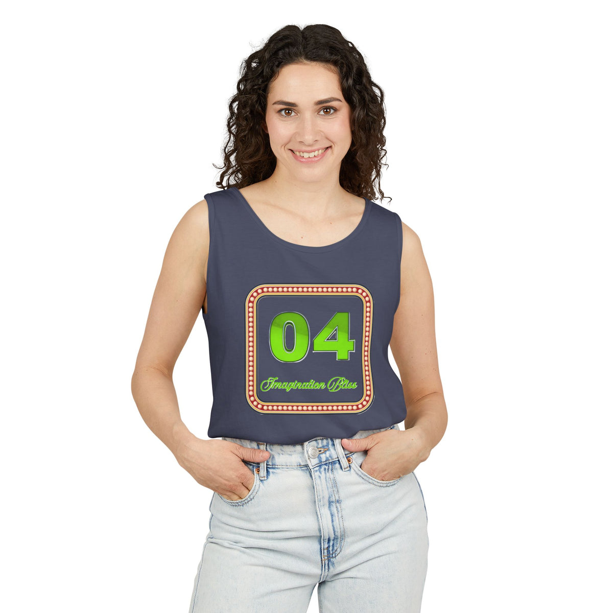 IMB Unisex Tank Top — Retro Number Graphic Tank