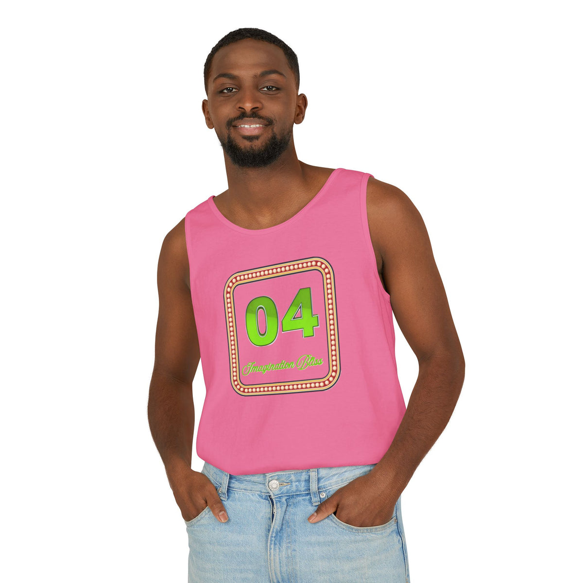 IMB Unisex Tank Top — Retro Number Graphic Tank
