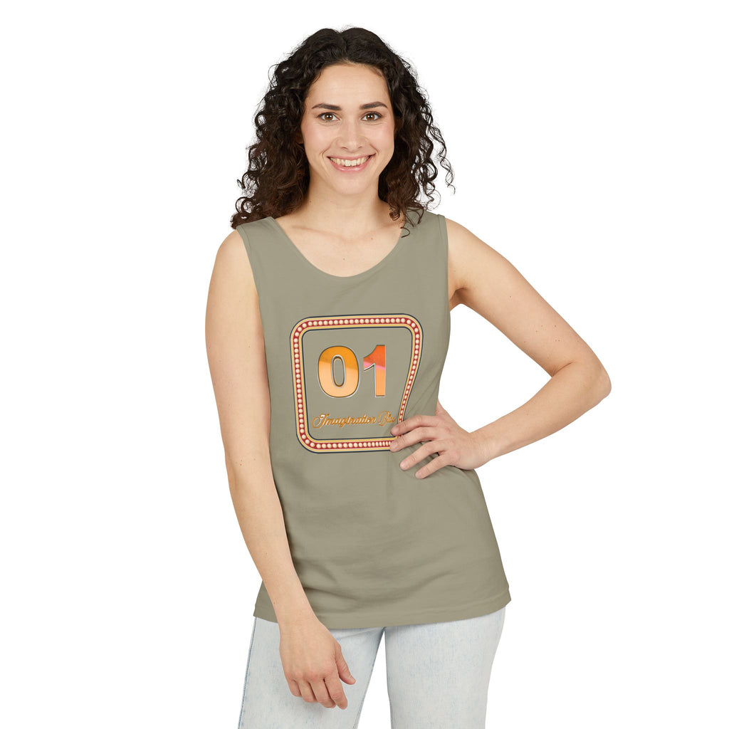 IMB Unisex Tank Top — Retro Number Graphic