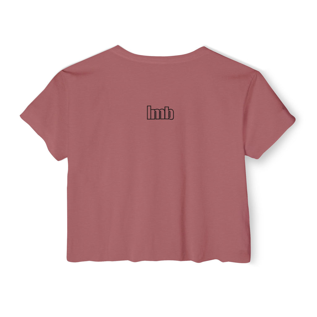 Infinity Symbol Crop Top — Women's Festival Graphic Tee
