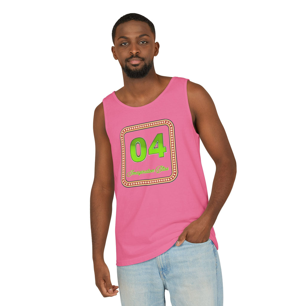IMB Unisex Tank Top — Retro Number Graphic Tank