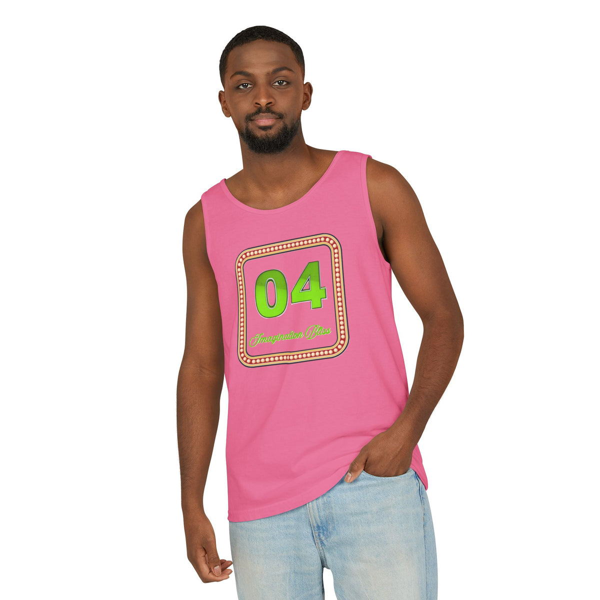 IMB Unisex Tank Top — Retro Number Graphic Tank