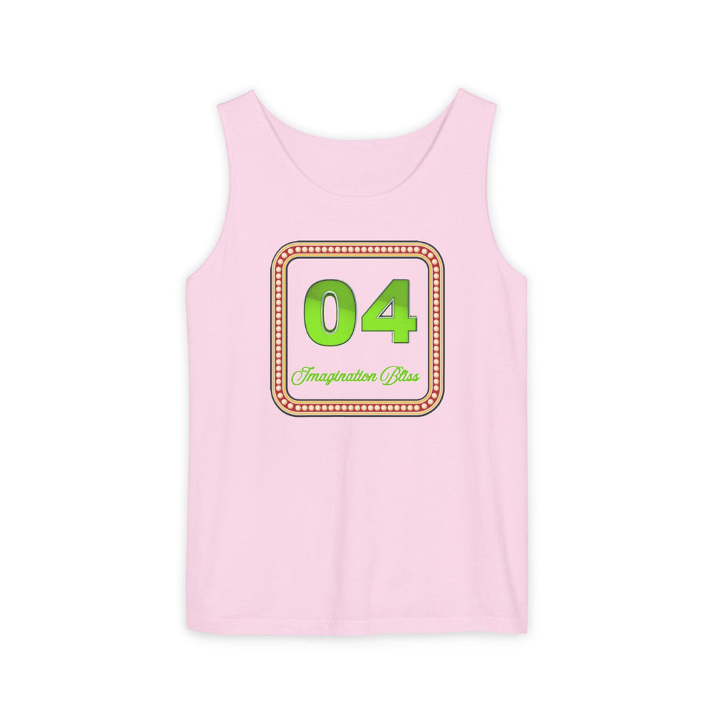 IMB Unisex Tank Top — Retro Number Graphic Tank