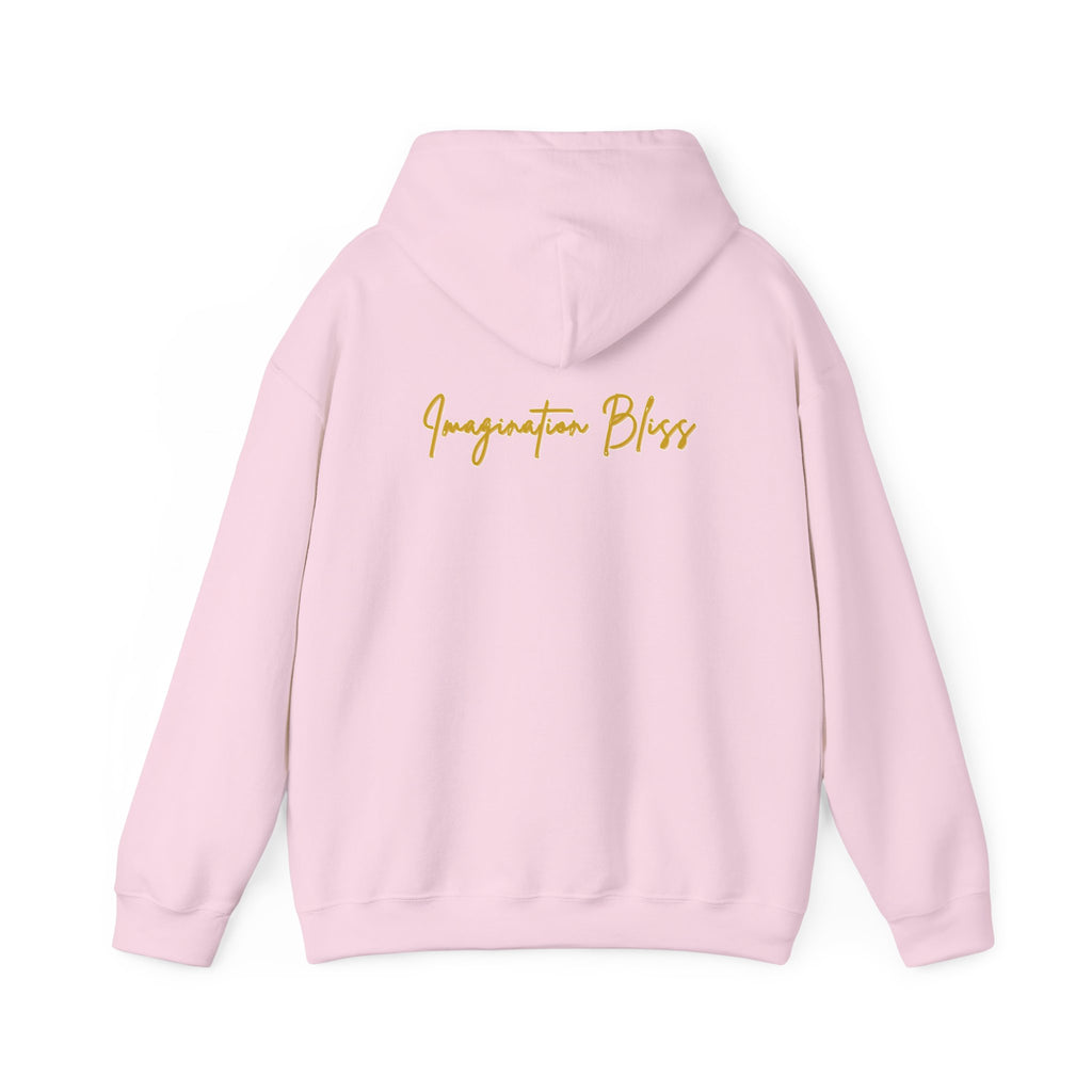 IMB Unisex Hoodie — Artistic Yellow Sun Graphic Pullover