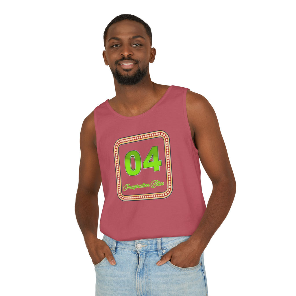 IMB Unisex Tank Top — Retro Number Graphic Tank