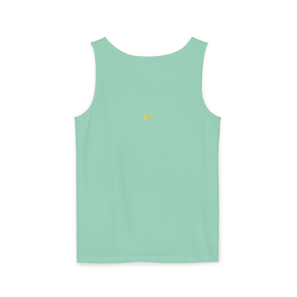 IMB Unisex Decorative Badge Tank Top — 'Imagination Bliss' Graphic