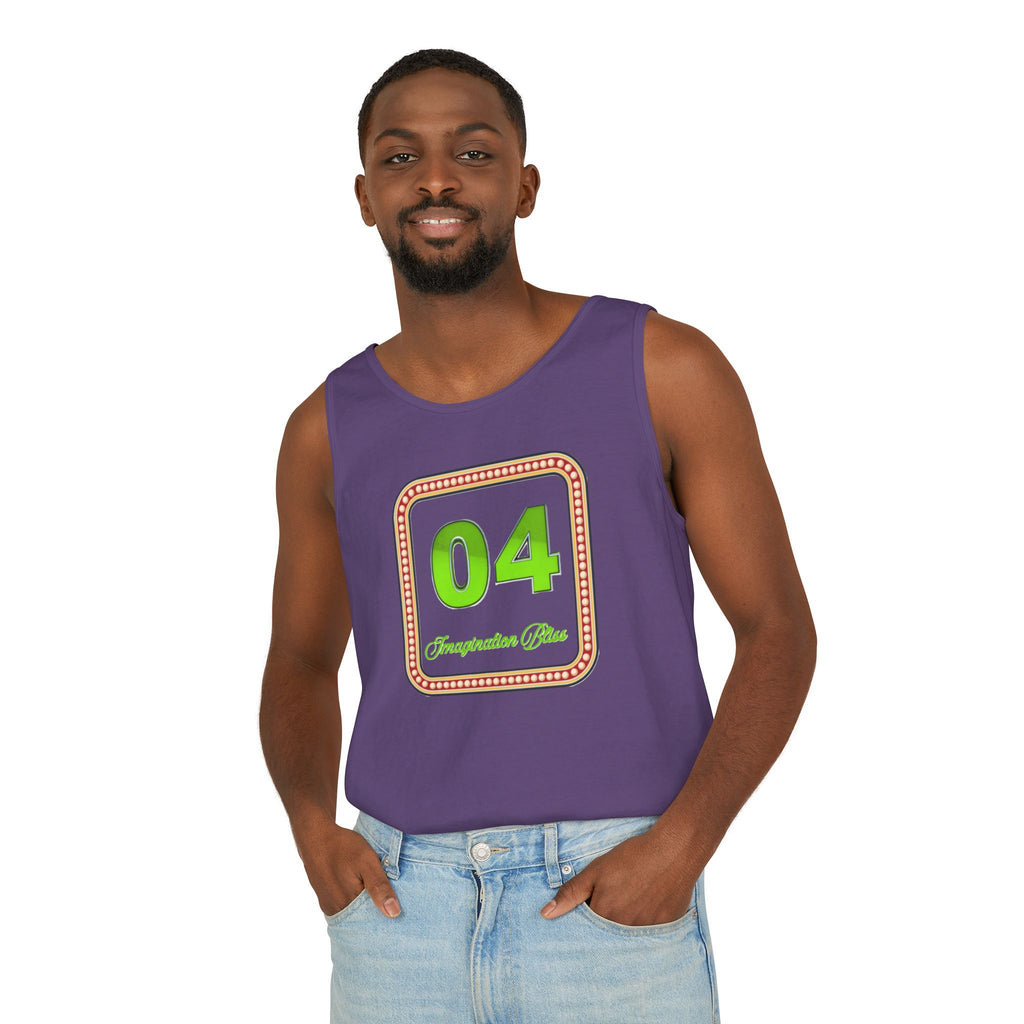 IMB Unisex Tank Top — Retro Number Graphic Tank