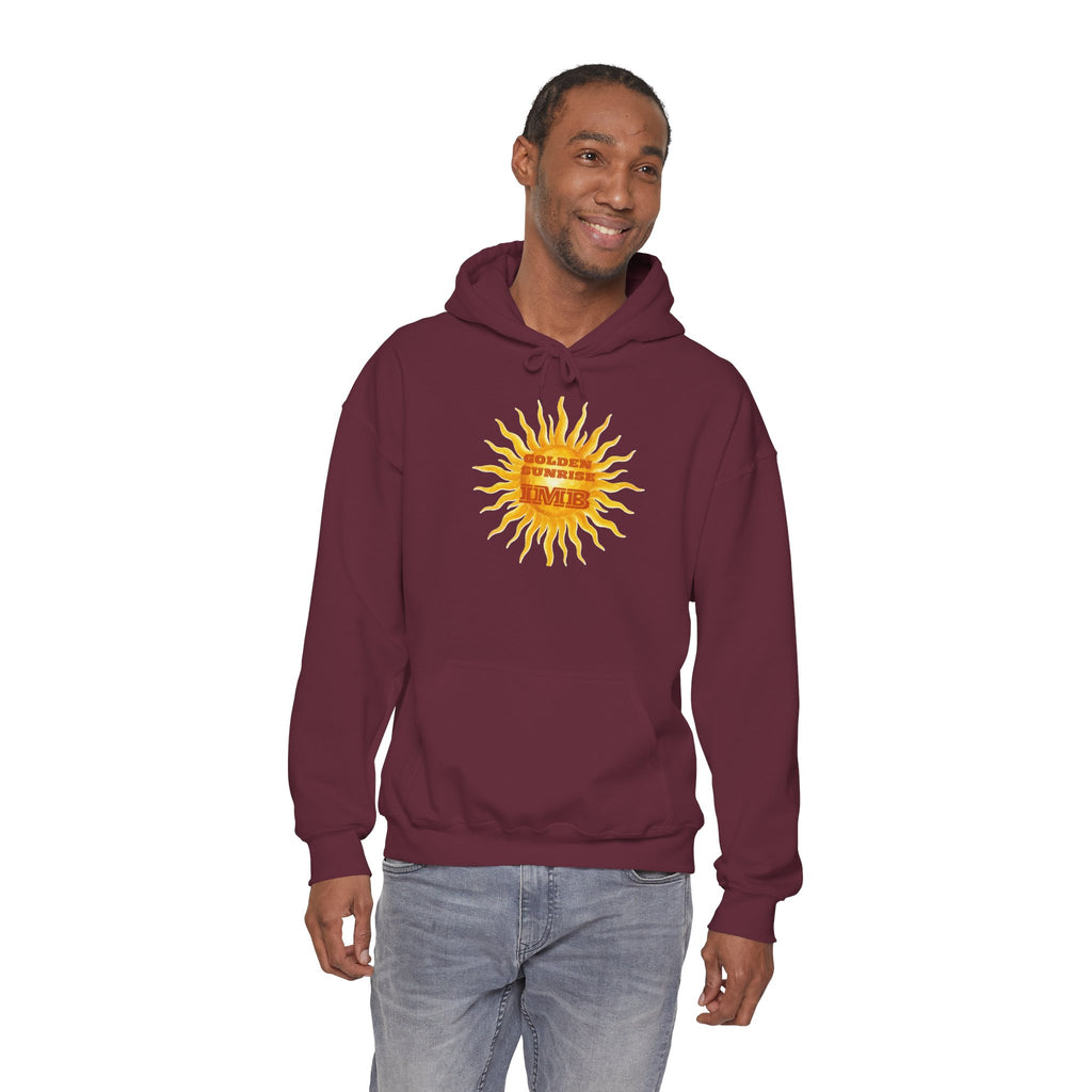 IMB Unisex Hoodie — Artistic Yellow Sun Graphic Pullover