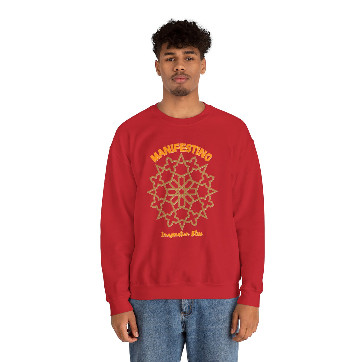 IMB Unisex Crewneck Sweatshirt — Inspirational Vibes Mandala