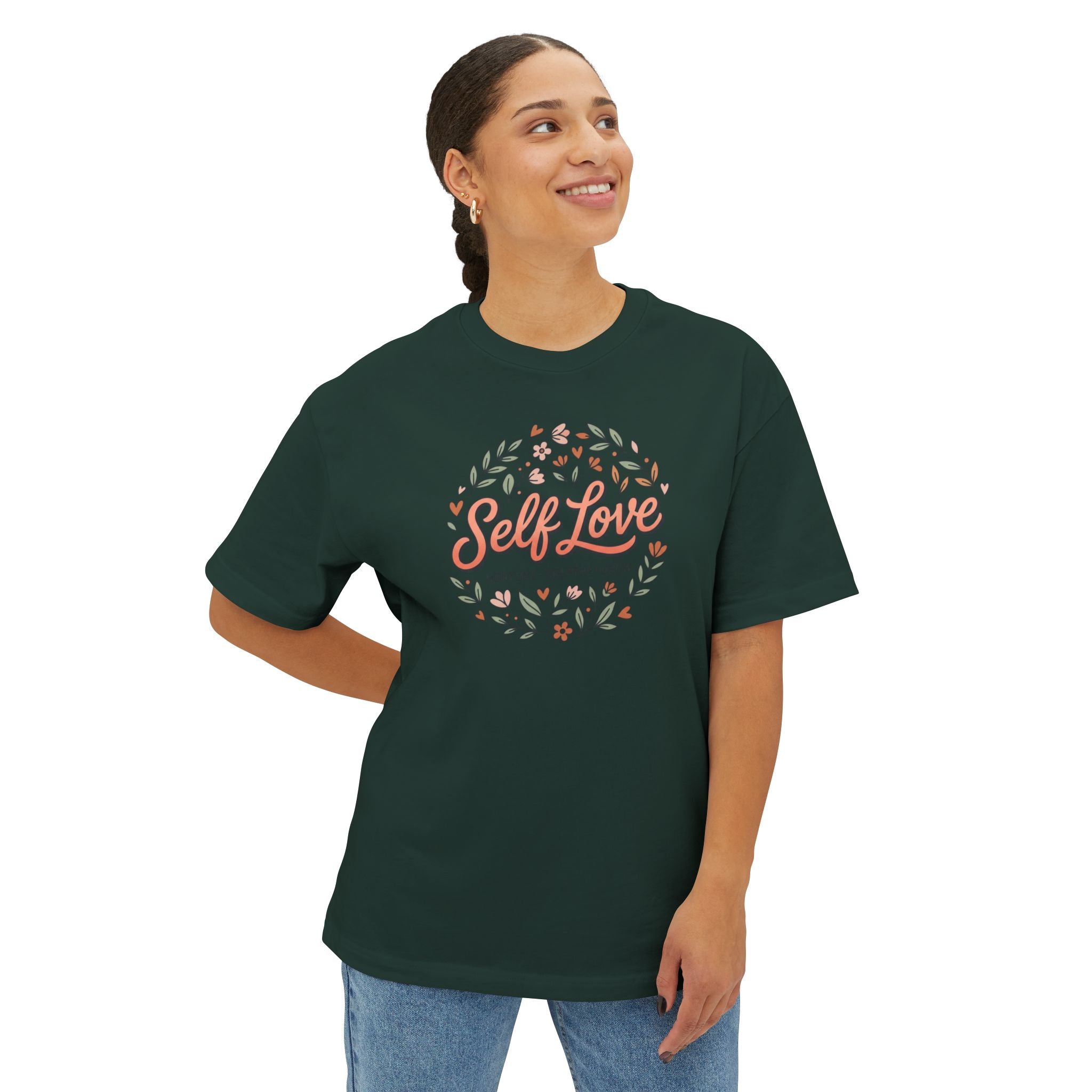 Self Love Tee — Unisex Oversized Boxy T-Shirt