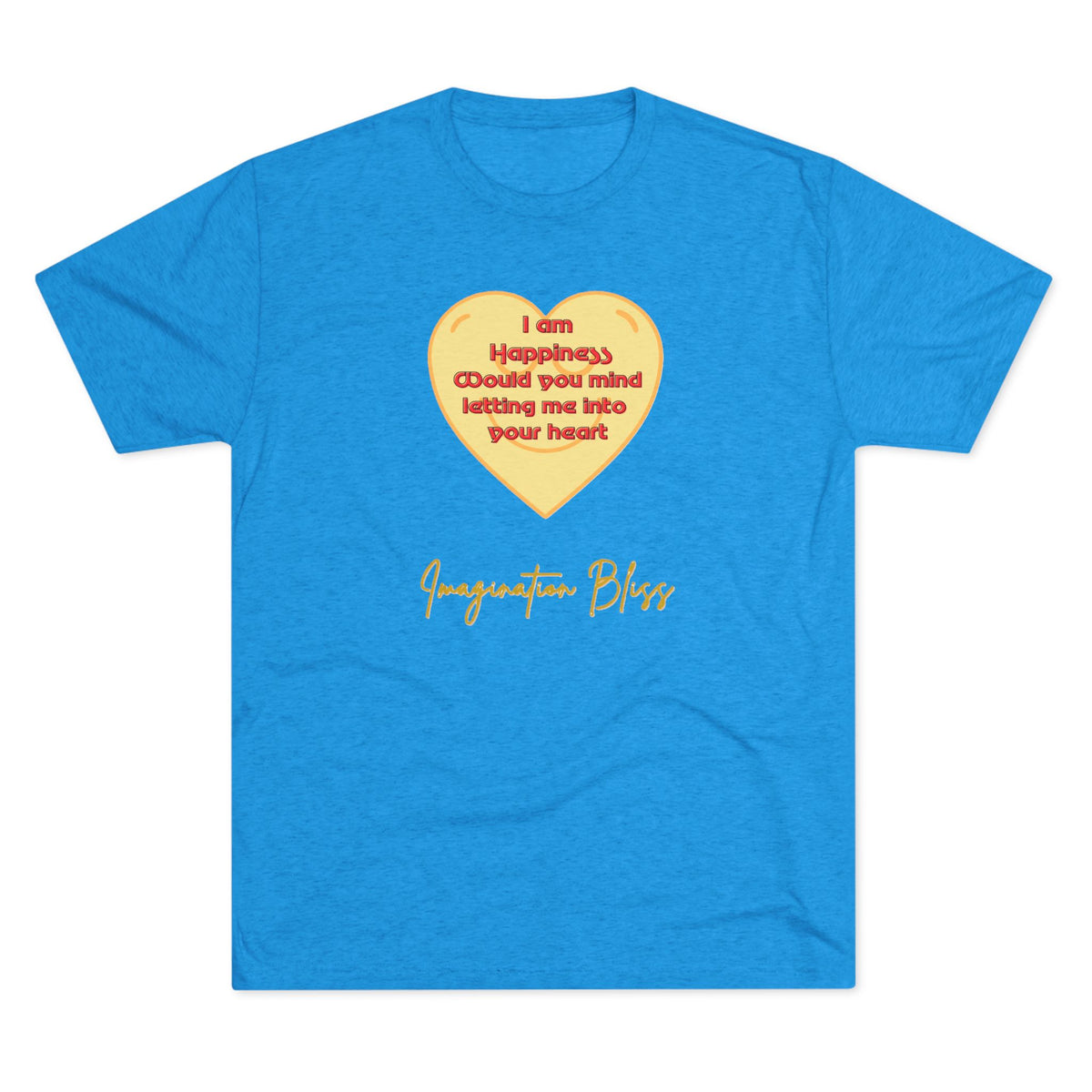 IMB Unisex Heart Affirmation Tee — "I am (happiness)" Inspirational Graphic T-Shirt