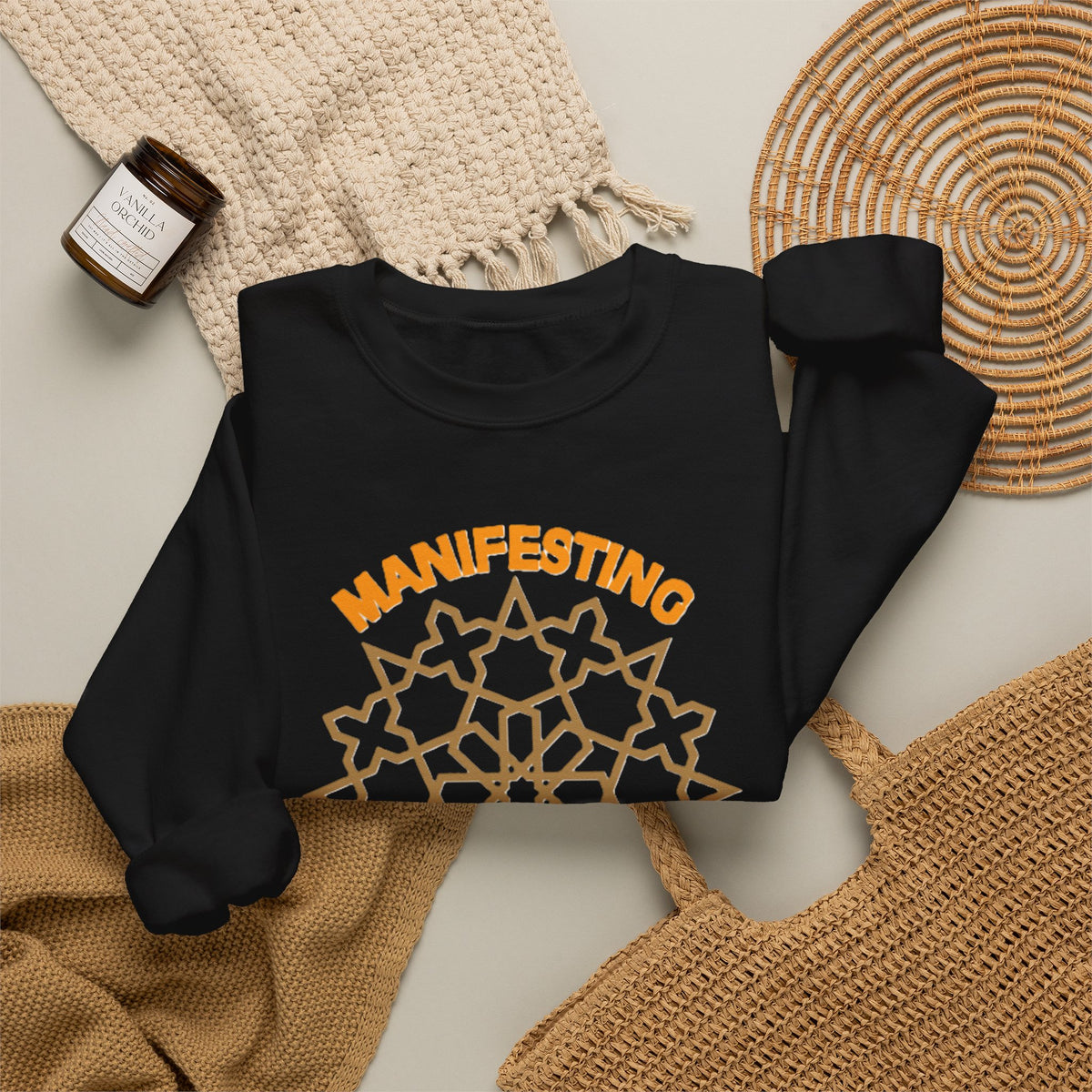 IMB Unisex Crewneck Sweatshirt — Inspirational Vibes Mandala