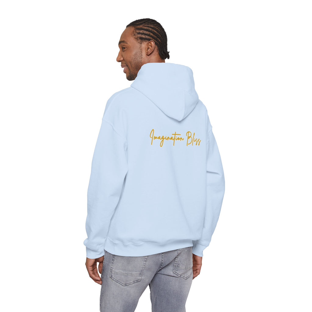 IMB Unisex Hoodie — Artistic Yellow Sun Graphic Pullover