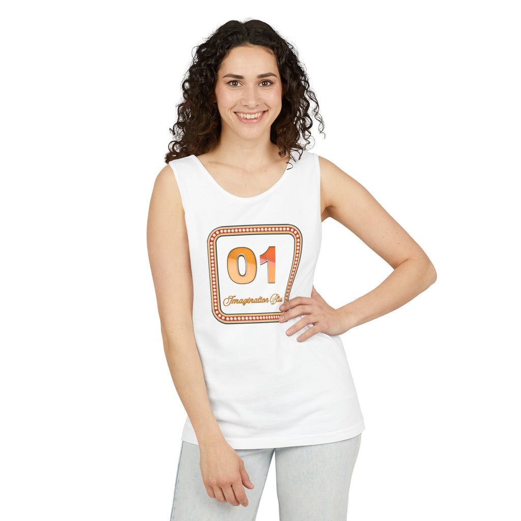 IMB Unisex Tank Top — Retro Number Graphic
