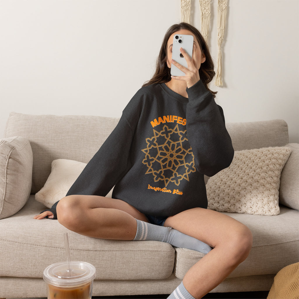 IMB Unisex Crewneck Sweatshirt — Inspirational Vibes Mandala