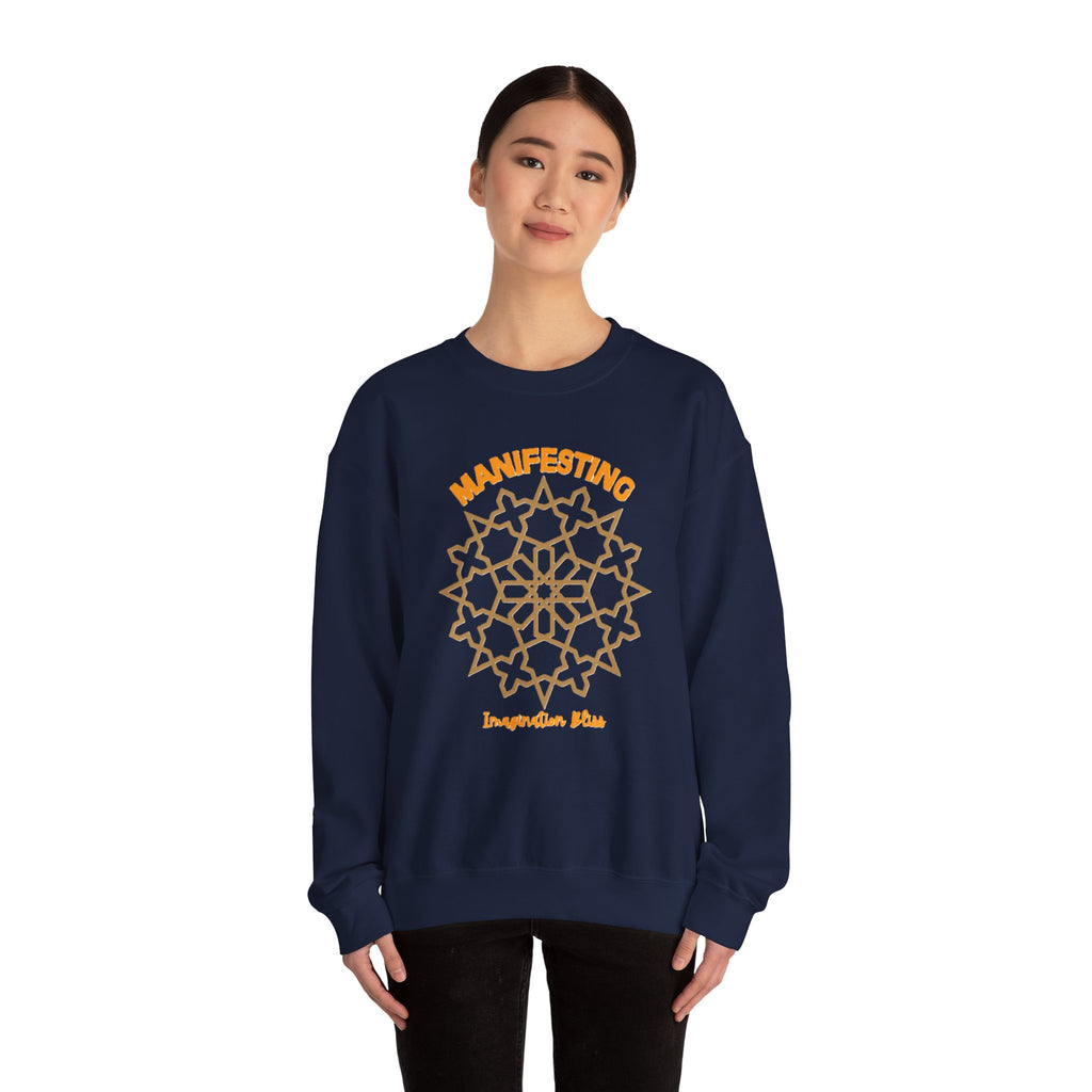 IMB Unisex Crewneck Sweatshirt — Inspirational Vibes Mandala