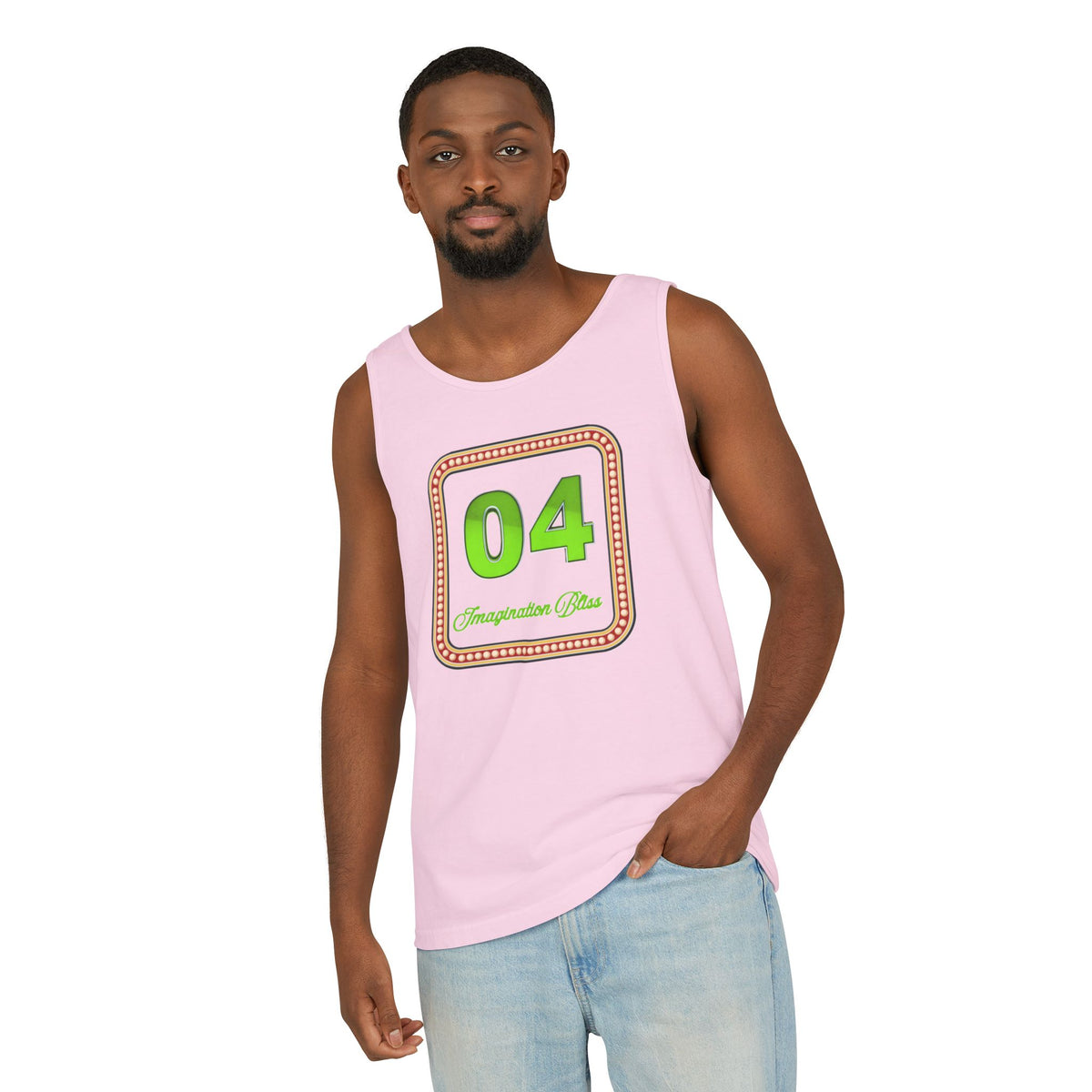IMB Unisex Tank Top — Retro Number Graphic Tank