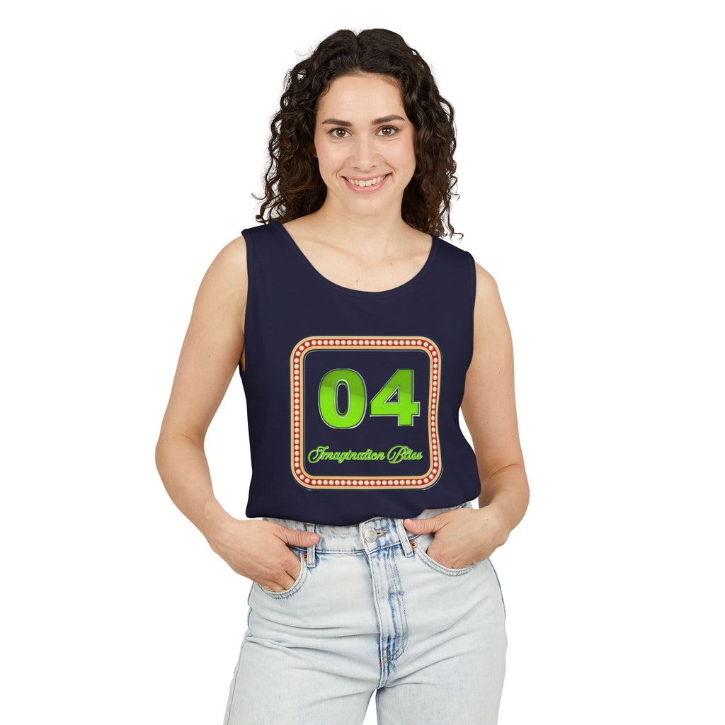 IMB Unisex Tank Top — Retro Number Graphic Tank