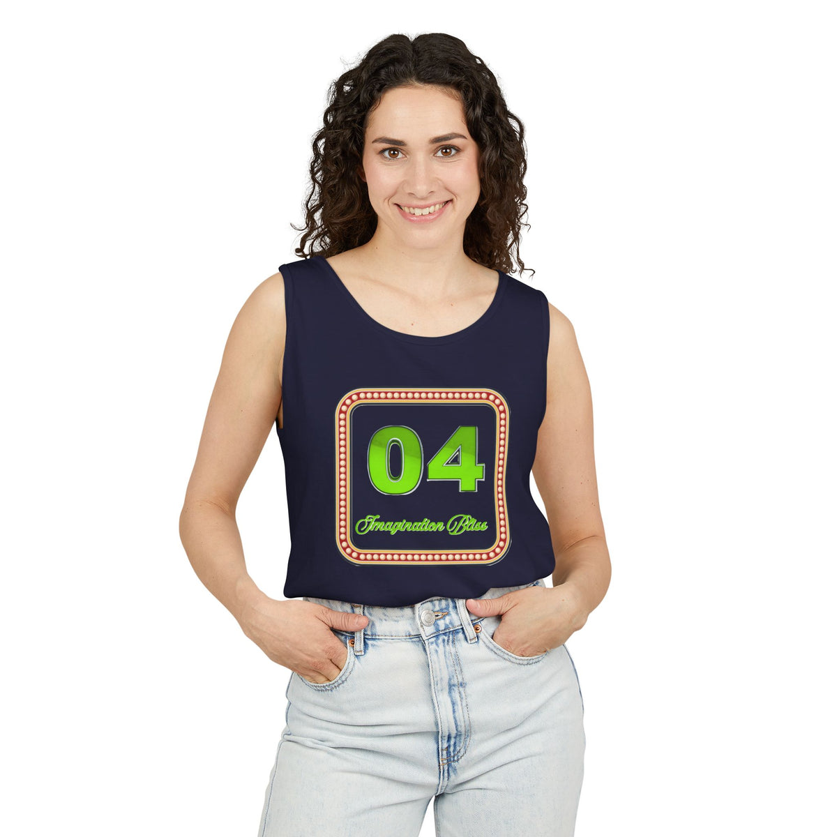 IMB Unisex Tank Top — Retro Number Graphic Tank