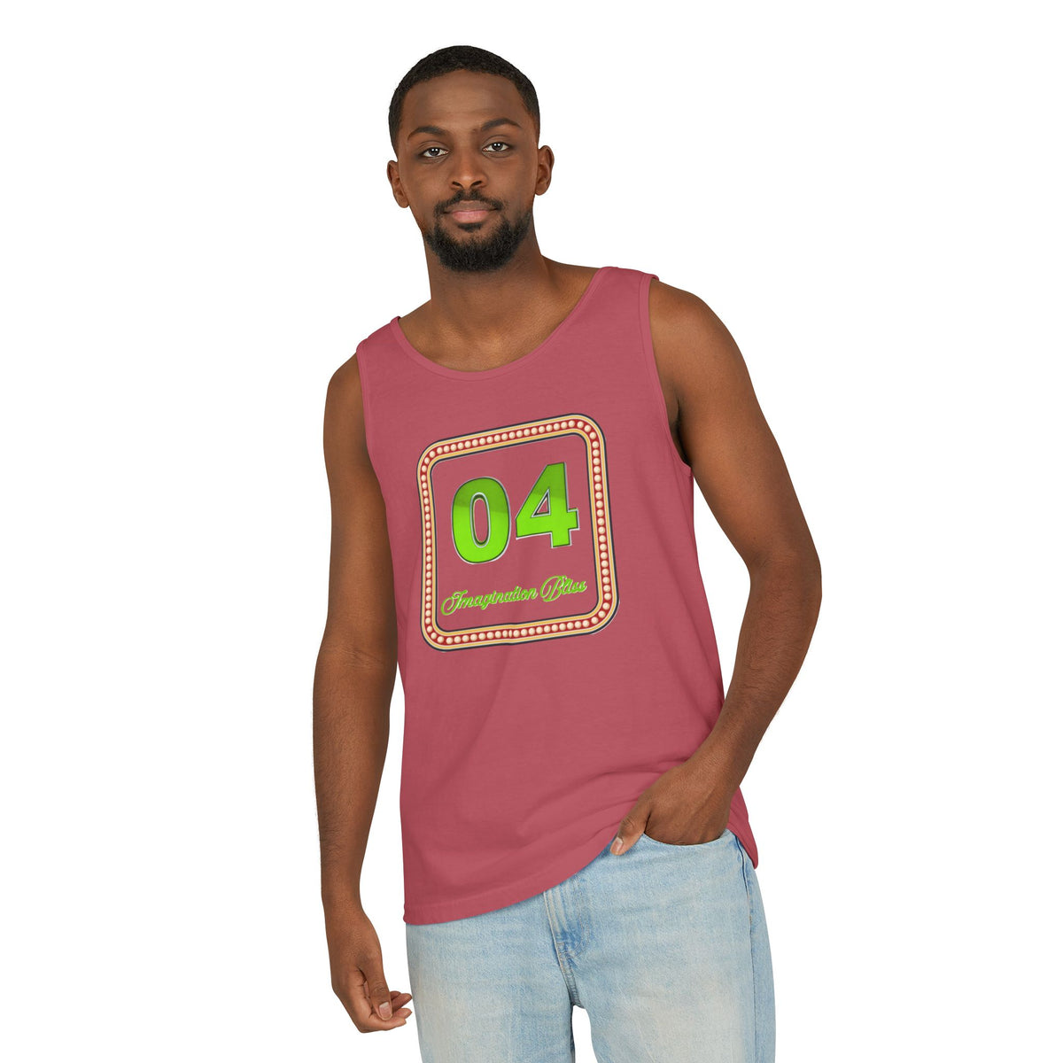 IMB Unisex Tank Top — Retro Number Graphic Tank