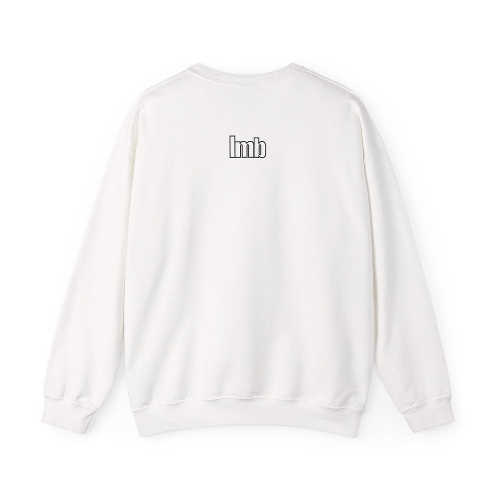 IMB Yoga Harmony Crewneck Sweatshirt – Rainbow Lotus Meditation Design