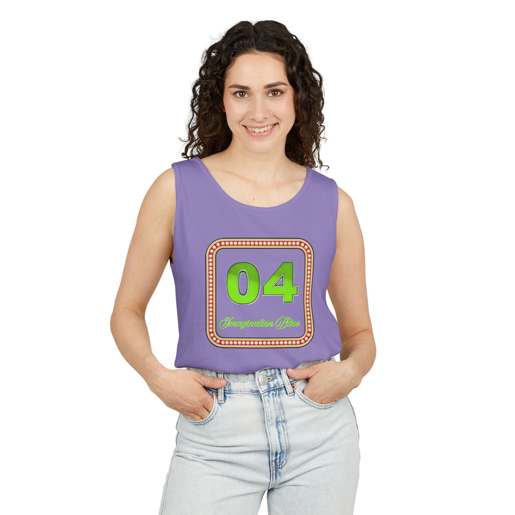 IMB Unisex Tank Top — Retro Number Graphic Tank
