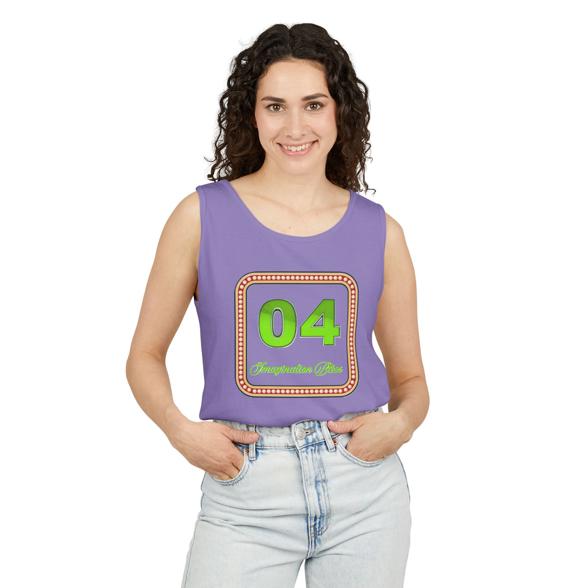 IMB Unisex Tank Top — Retro Number Graphic Tank