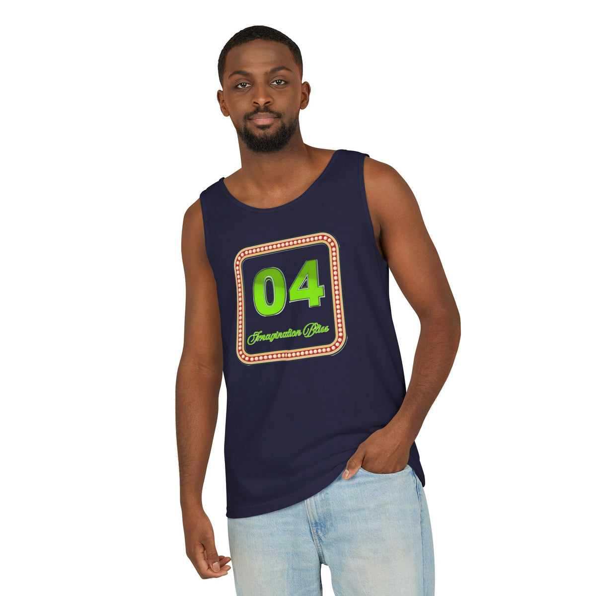 IMB Unisex Tank Top — Retro Number Graphic Tank