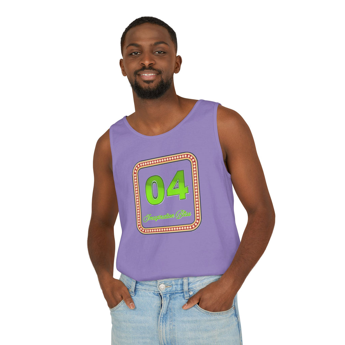 IMB Unisex Tank Top — Retro Number Graphic Tank