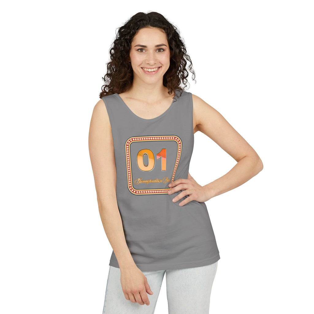 IMB Unisex Tank Top — Retro Number Graphic