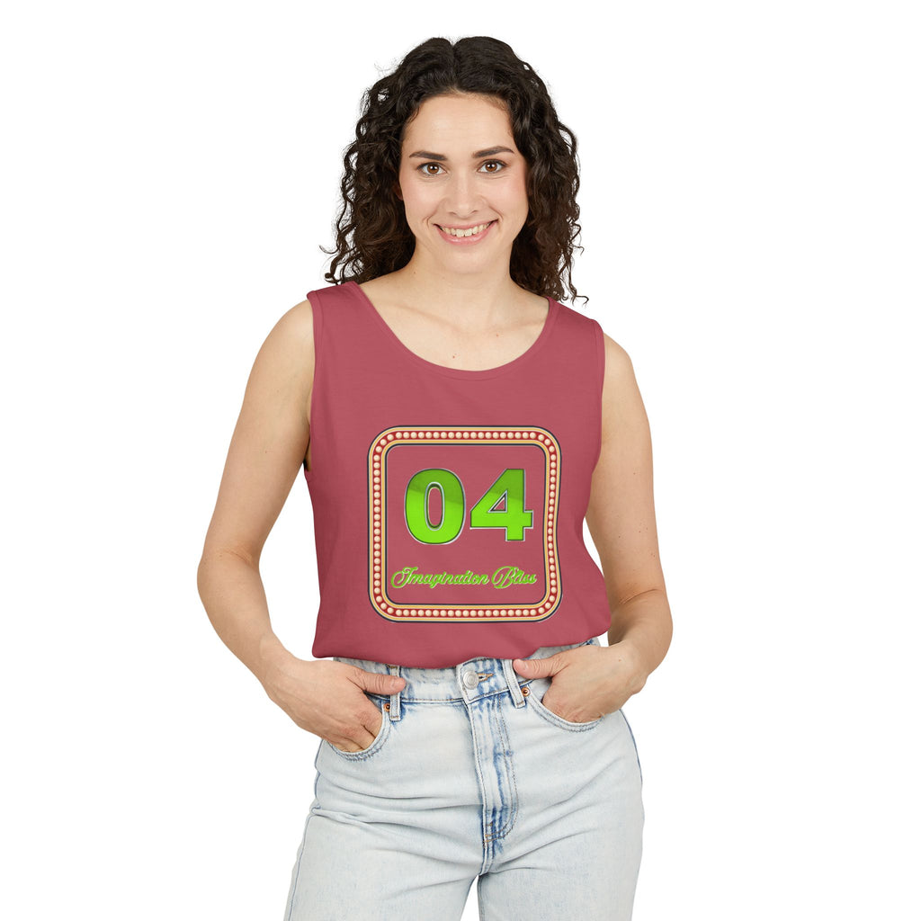 IMB Unisex Tank Top — Retro Number Graphic Tank