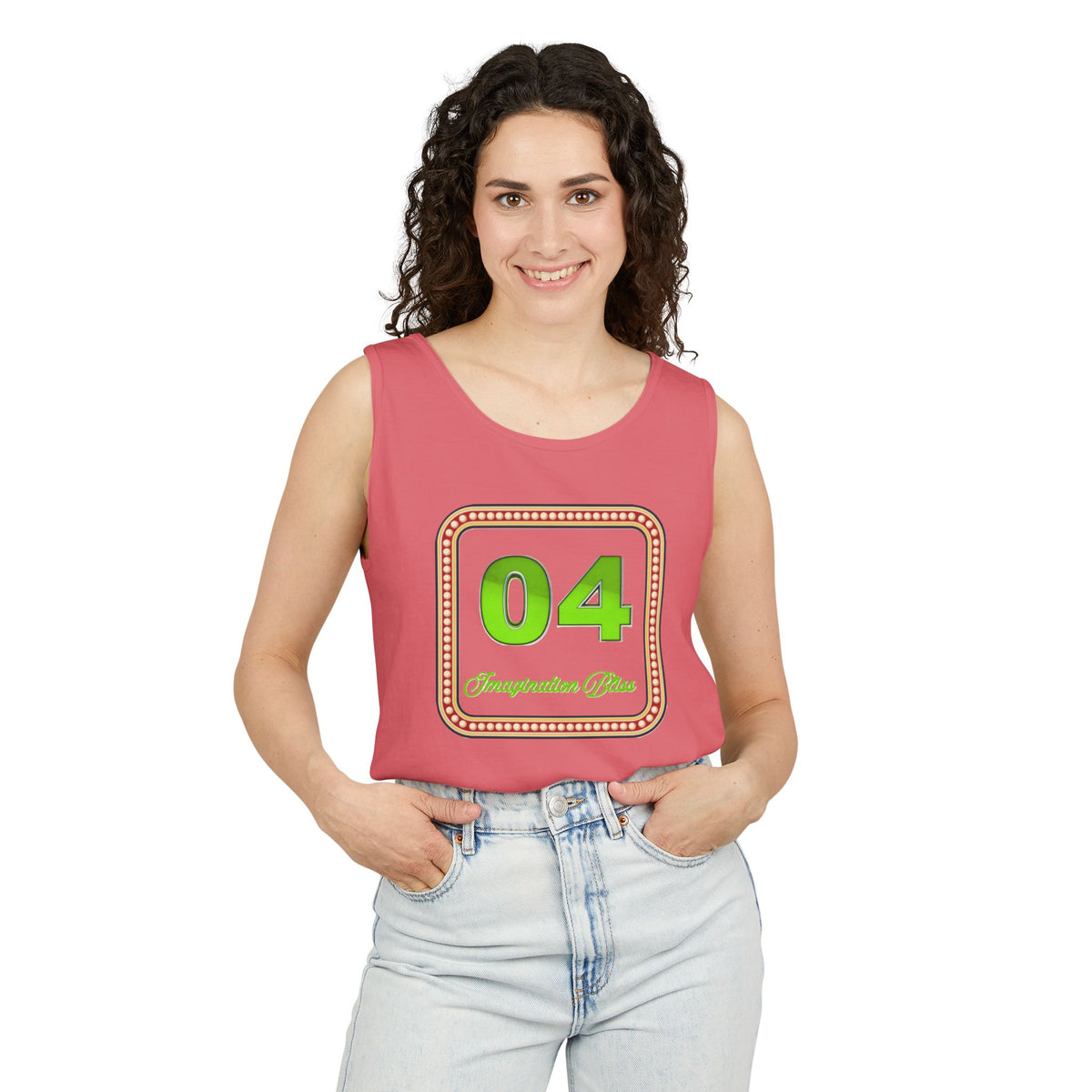 IMB Unisex Tank Top — Retro Number Graphic Tank