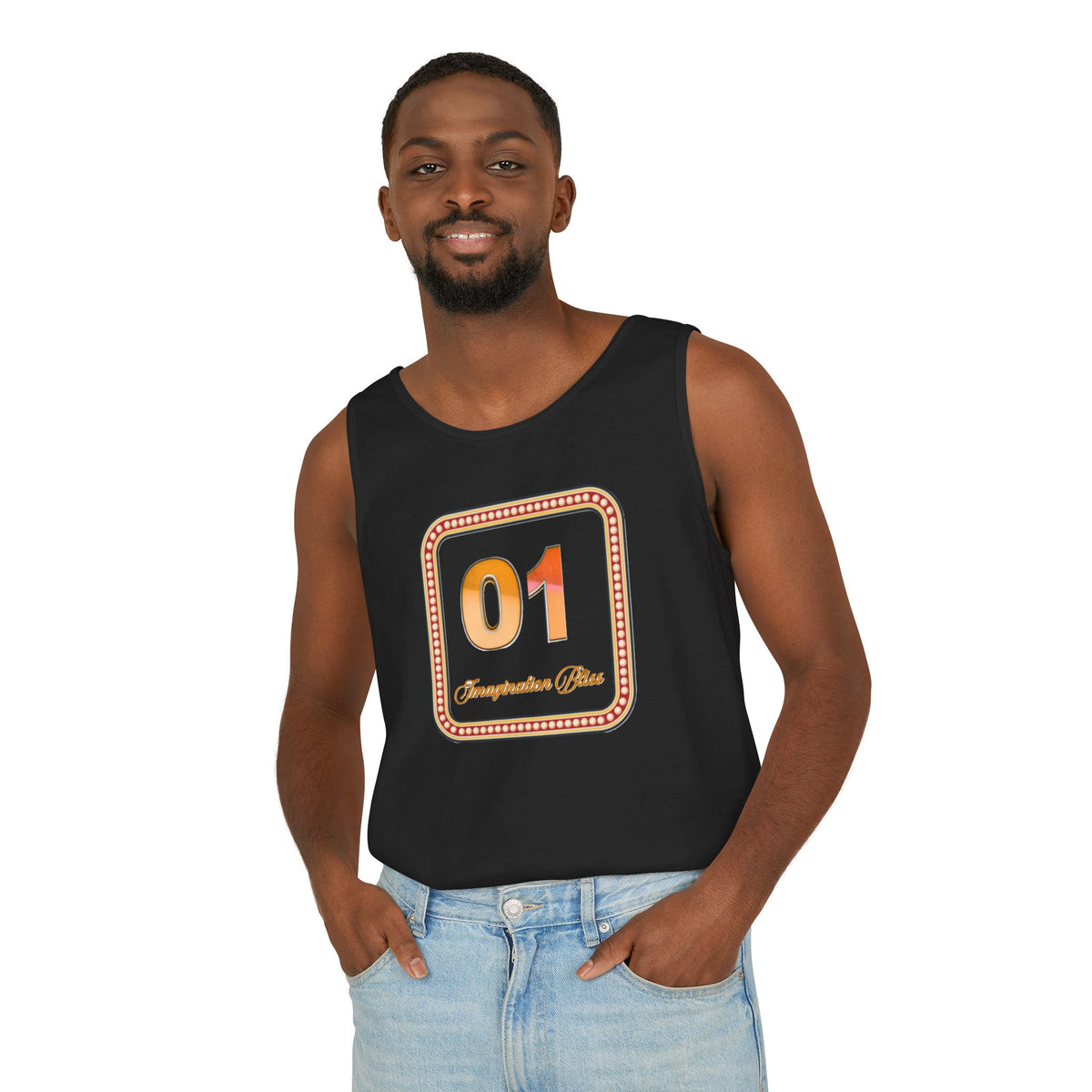 IMB Unisex Tank Top — Retro Number Graphic