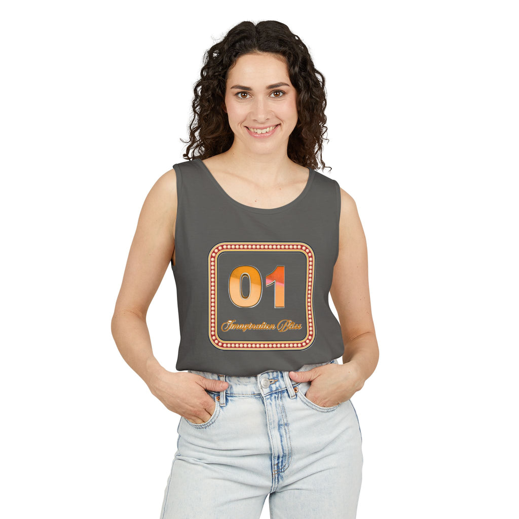 IMB Unisex Tank Top — Retro Number Graphic